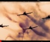 Pokaz dynamiczny samolotów z kolorowym dymem (photo)