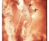 Pokaz dynamiczny trzech samolotów (photo)