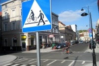 Ulica Bolesława Chrobrego z infrastrukturą rowerową (photo)