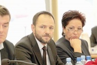 Jarosław Zielonka z Klubu Radnych PO / Fot. E. Baldys (photo)