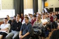 W lekcji samorządności udział wzięli przedstawiciele wszystkich klas technikum (photo)