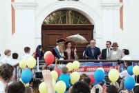 Prezydent Miasta Leszna wita królewska parę (photo)