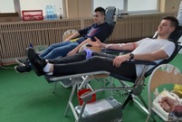 Akcja krwiodawstwa została zorganizowana na sali gimnastycznej ZSRB (photo)
