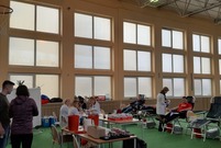 Akcja krwiodawstwa została zorganizowana na sali gimnastycznej ZSRB (photo)