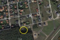 Mapka z zaznaczonym orientacyjnie miejscem akcji adopcji drzew (photo)