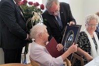 Uroczystość 95. urodzin mjr Joanny Kiący-Fryczkowskiej miały miejsce w leszczyńskim Ratuszu (photo)