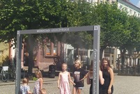 Kurtyna wodna na leszczyńskim Rynku (photo)