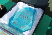Uroczystość została zorganizowana na boisku przy SP7 (photo)