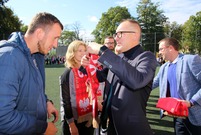 Uroczystość została zorganizowana na boisku przy SP7 (photo)