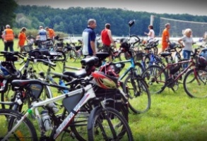 Zdjęcie, Blisko 300 rowerzystów na rajdzie