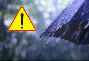Zdjęcie, Ostrzeżenie meteorologiczne - intensywne opady