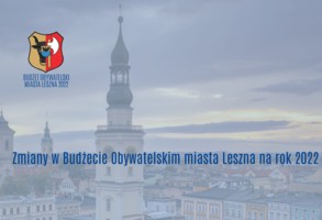 Zmiany w Budżecie Obywatelskim 2022