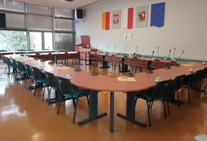 Pusta sala sesyjna