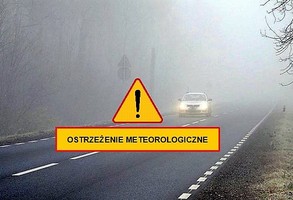 Zdjęcie, Ostrzeżenie meteorologiczne - gęsta mgła