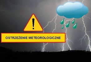 Zdjęcie, Ostrzeżenie meteorologiczne- burze z gradem/1