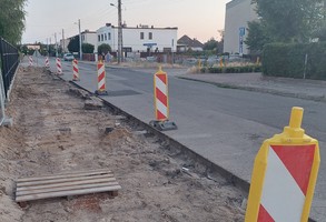 modernizacja chodnika na ul. Mikołaja Reja