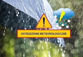 Ostrzeżenie meteorologiczne - burze z gradem
